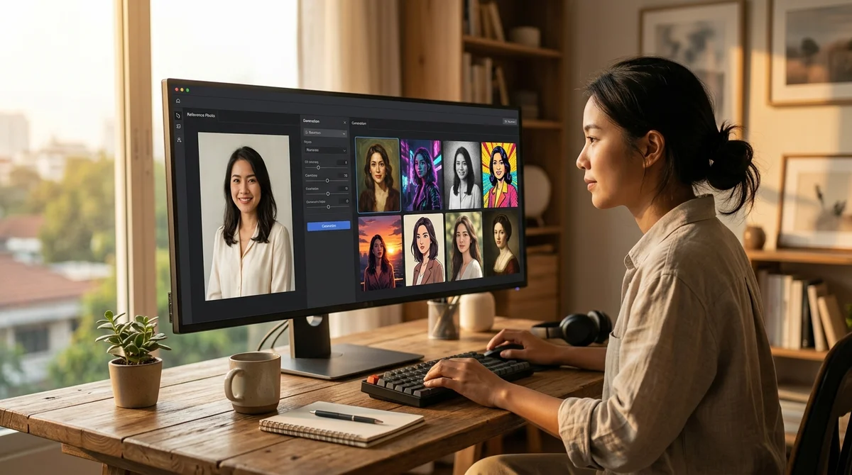 สร้างรูป AI จาก ภาพถ่าย ทำยังไงให้สวยและใช้ได้จริง