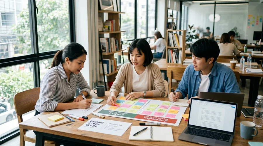 safe zone social media brand voice guide และการตั้งขอบเขตคอนเทนต์