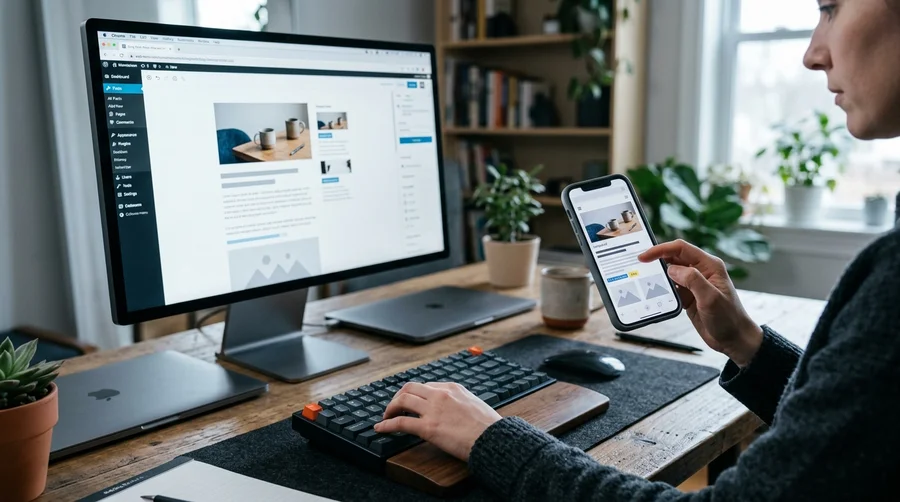 ตรวจบทความ WordPress ก่อนเผยแพร่บนมือถือ