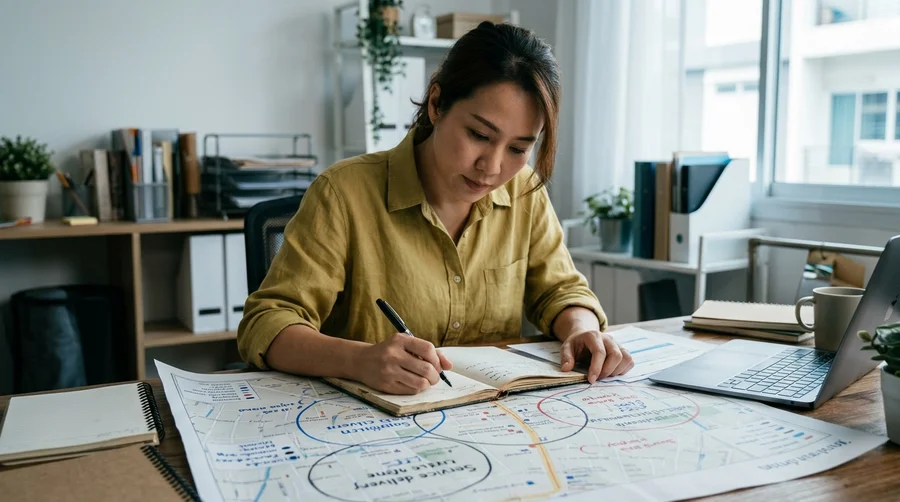 การวางกลยุทธ์คีย์เวิร์ดท้องถิ่นตามพื้นที่และโซนบริการ
