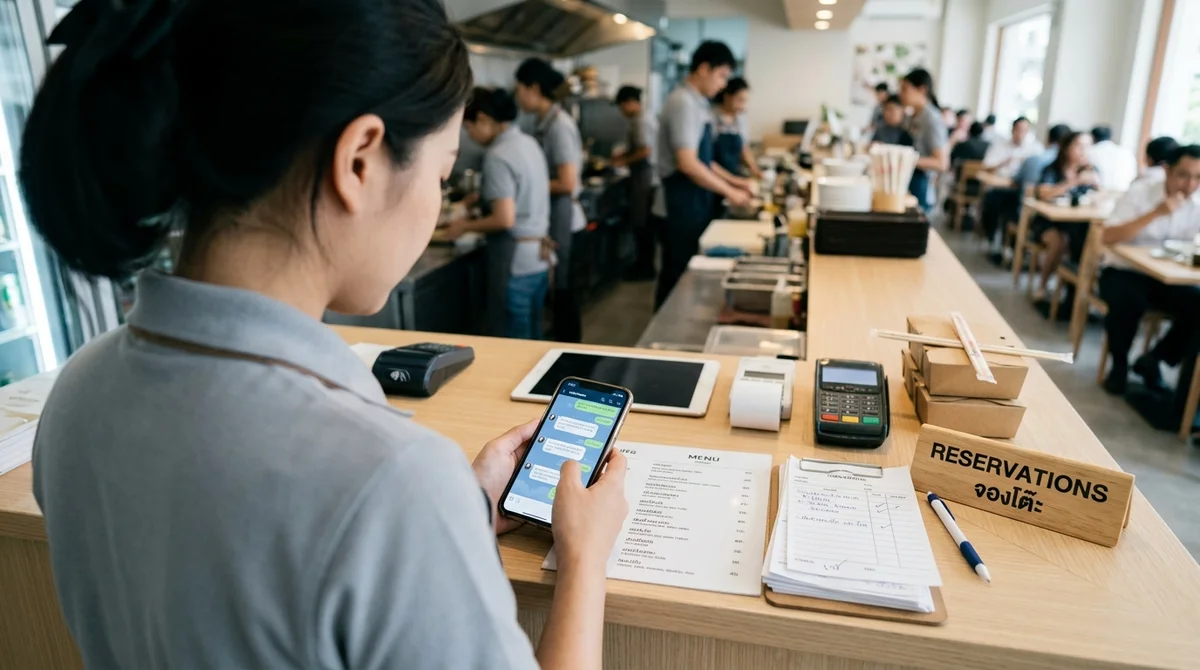 Line Oa ร้านอาหาร ใช้ยังไงให้ร้านขายดี