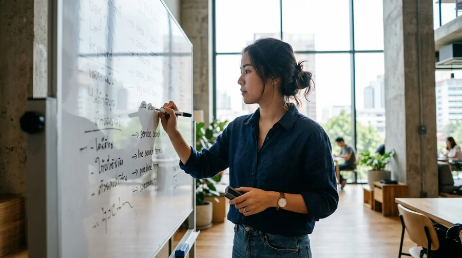 คีย์เวิร์ดท้องถิ่นสำหรับ local seo สำหรับธุรกิจ