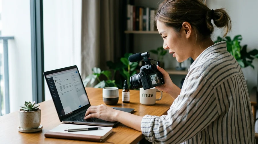 เริ่มต้นขายของออนไลน์ ทำคอนเทนต์ รีวิว วิธีใช้ และโปรโมชัน พร้อมใช้ FastContent