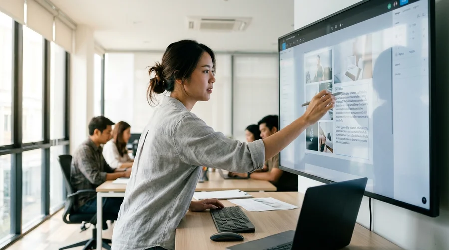 ขั้นตอนสร้างแบนเนอร์ด้วย AI ปรับข้อความและเลย์เอาต์ให้พร้อมใช้งาน