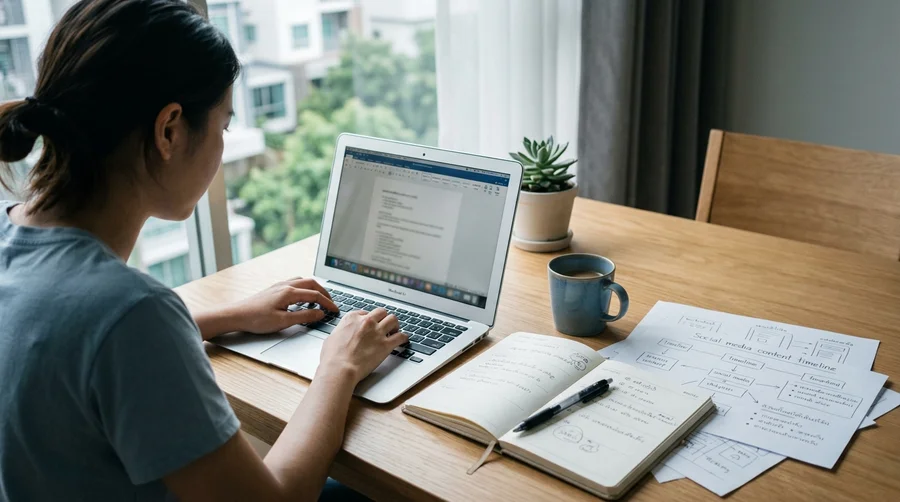 FastContent ช่วยสร้างคอนเทนต์จาก content calendar template ภาษาไทย ได้เร็วขึ้น