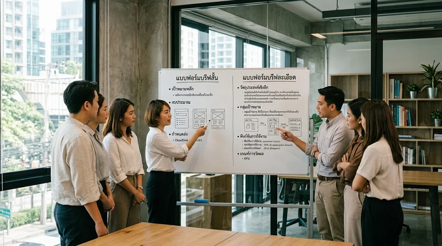 วิธีเลือก creative brief template ให้เหมาะกับทีมเล็กหรือทีมหลายฝ่าย
