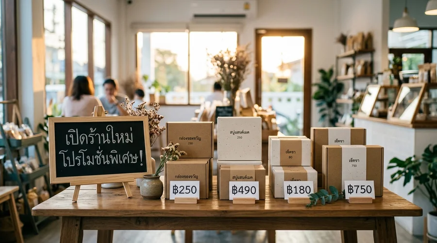 โทนแคปชั่นเปิดร้าน โปรเร่งการตัดสินใจ สินค้าและราคา