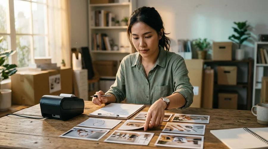เตรียมข้อมูลสินค้าก่อนทำรูปโฆษณาสินค้า เช่น ราคา โปรโมชัน และไฟล์ภาพต้นฉบับ