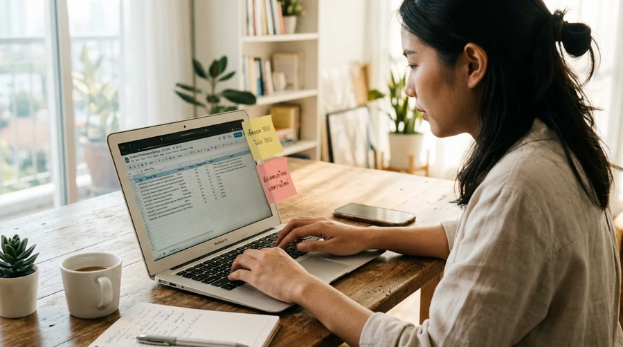 เครื่องมือวัดผลคอนเทนต์สำหรับทีมเล็ก เช่น GA4 Search Console และสเปรดชีต
