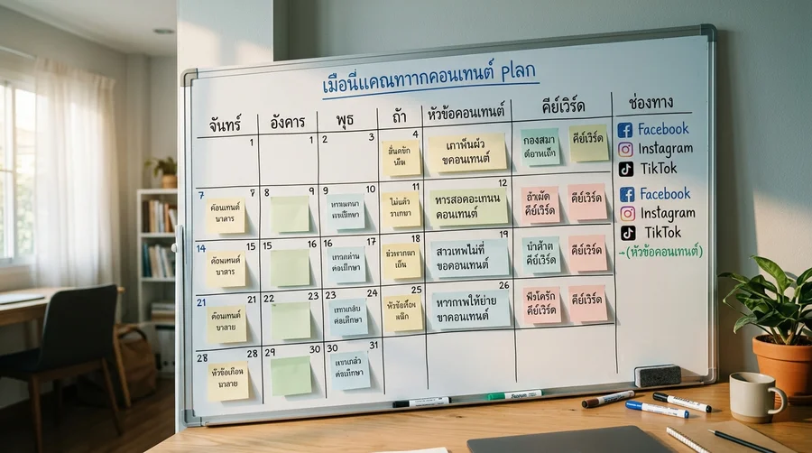 ใช้ keyword tool วางแผนคอนเทนต์ทั้งเดือน
