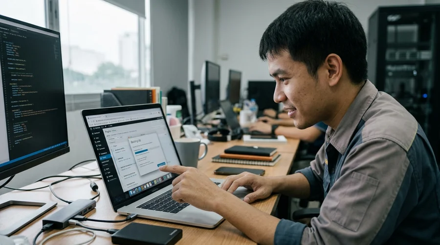 เตรียมเว็บ WordPress ก่อนเชื่อม AI พร้อมตรวจเวอร์ชันและสำรองข้อมูล