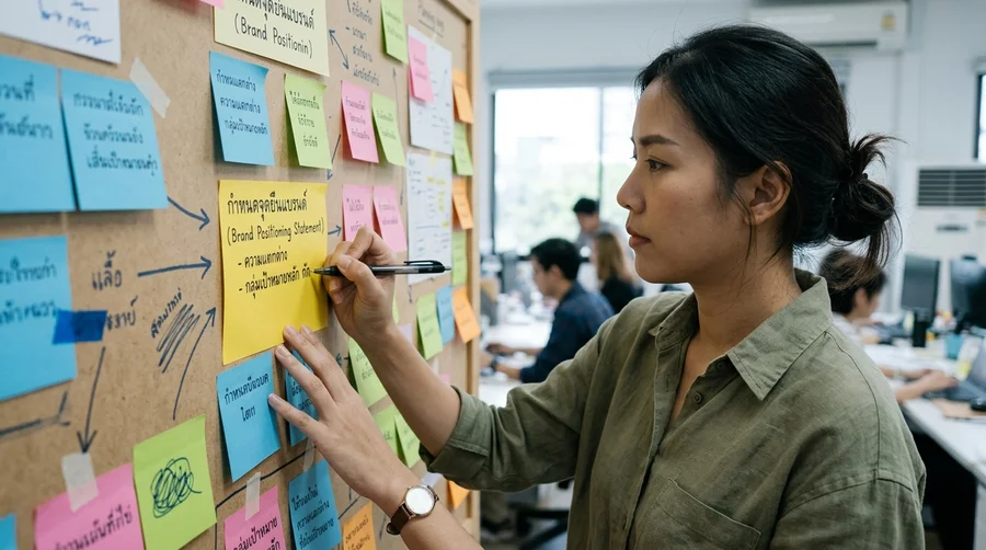 วางจุดยืน แบรนด์ตัวเอง positioning statement