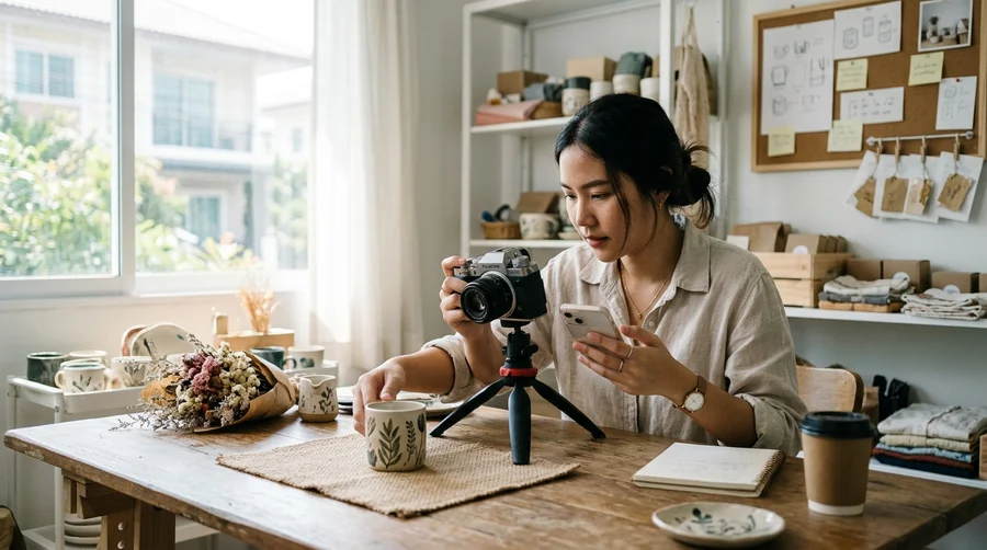 ตัวอย่างใช้งานเขียนบล็อกอัตโนมัติในร้านค้าออนไลน์