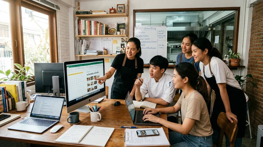 FastContent ช่วยวางคอนเทนต์ร้านอาหาร บทความ SEO แคปชั่น และรูปโฆษณา