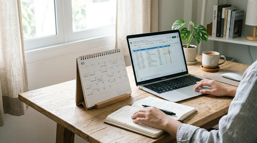 วิธีวางโครงปฏิทินบทความ WordPress พร้อมคอลัมน์งานและวันเผยแพร่