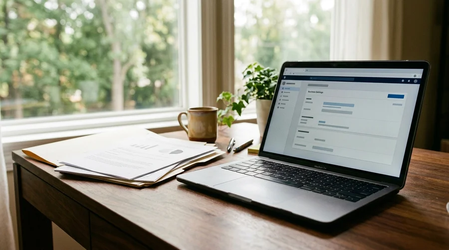 เตรียมข้อมูลก่อนเริ่ม facebook business เช่น เพจ โลโก้ อีเมลธุรกิจ